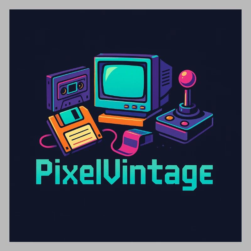 Retro-Computer und Pixel-Konsole