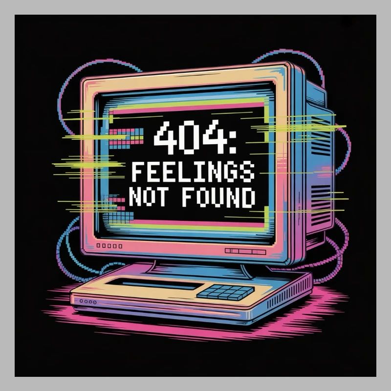 Retro Computer 404 No Feeling