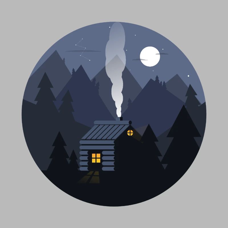 Cabane Nightfall à Pines