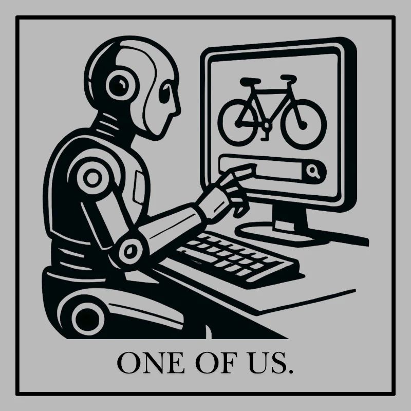 Conception robotique : Bicyclette sur un moniteur