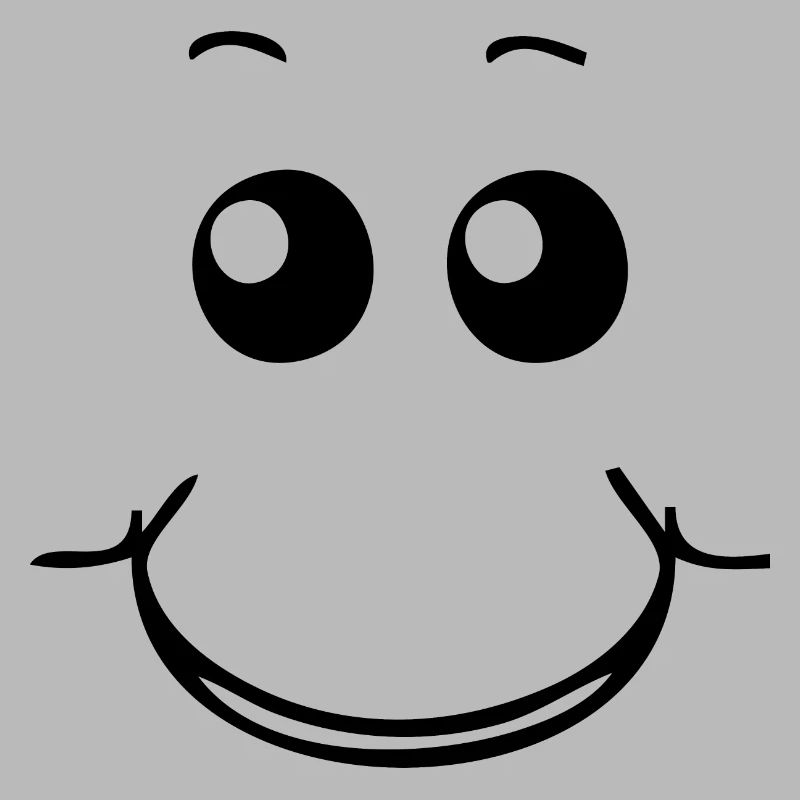 Visage souriant
