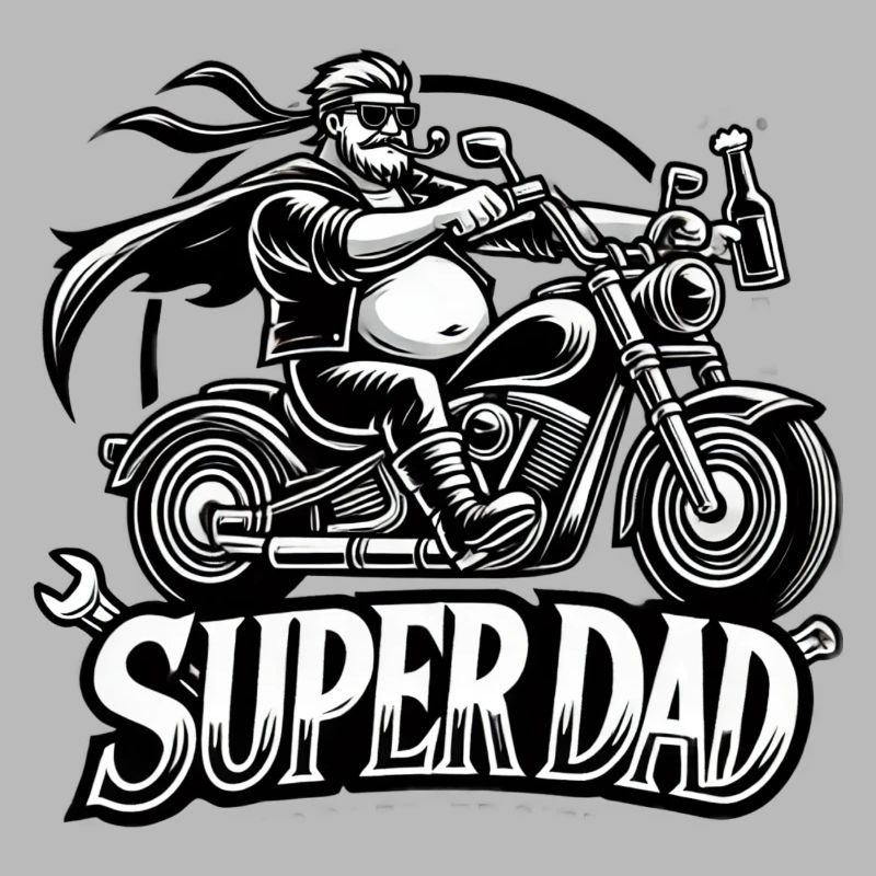 Super Dad Motorradheld