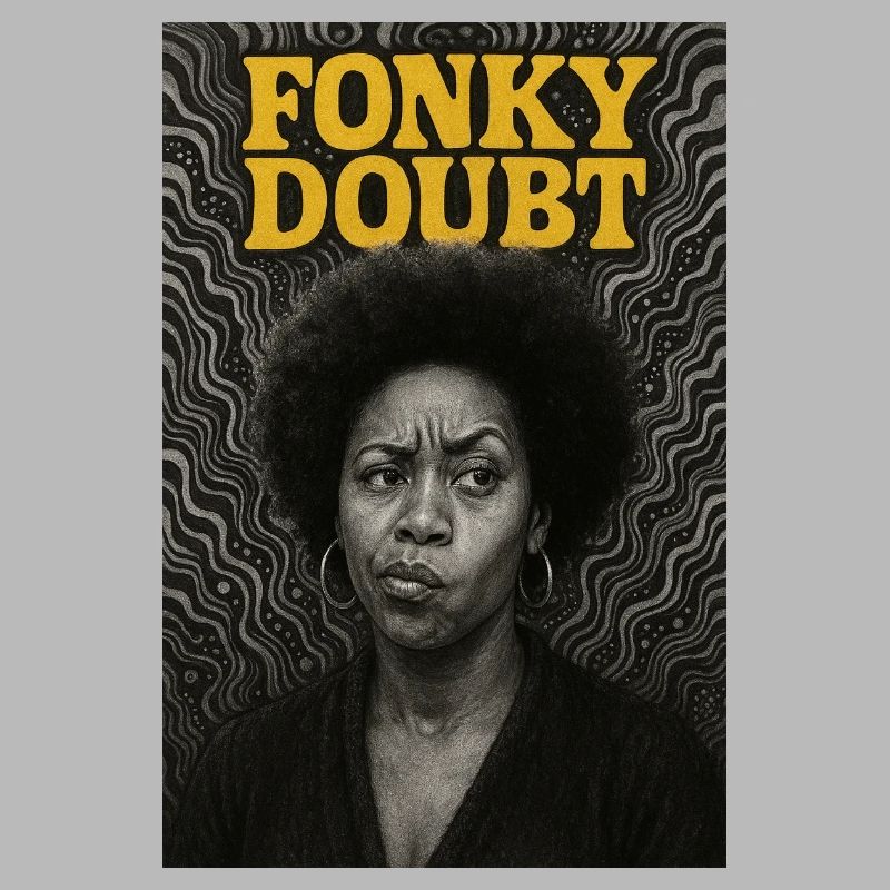 Porträt Afro Funky Doubt