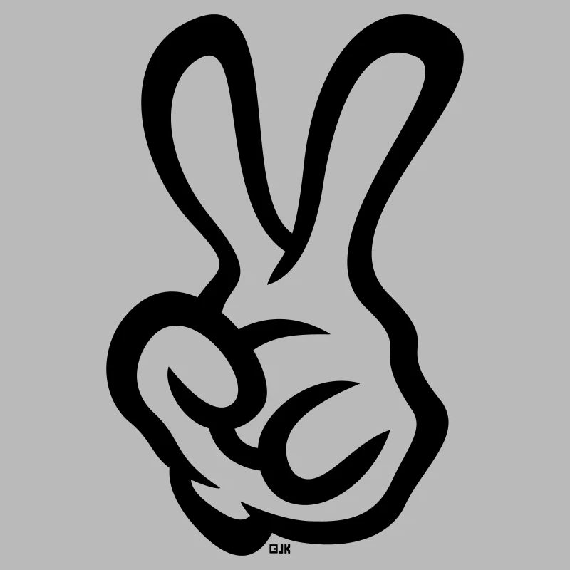 Victory Handzeichen (Linke Hand / 1C)