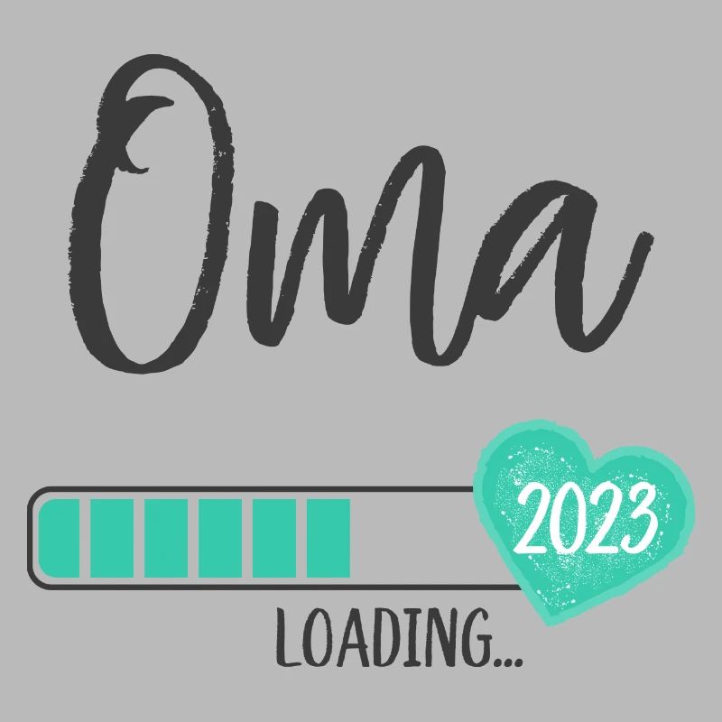 Oma Loading 2023 Herz Junge Werdende Großmutter
