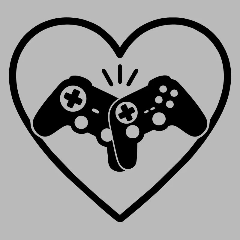 Gamecontroller Herz Gamer Liebe Geschenk