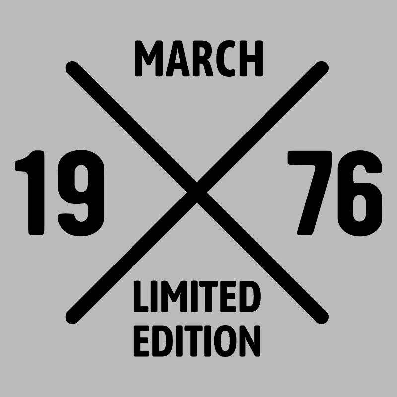 Édition limitée cadeau d’anniversaire de mars 1976