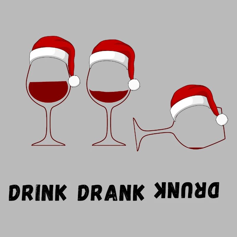 Drink Drank Drunk – Ugly Christmas Sweater Style