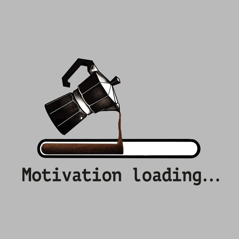 Kaffee kaffeekanne motivation loading