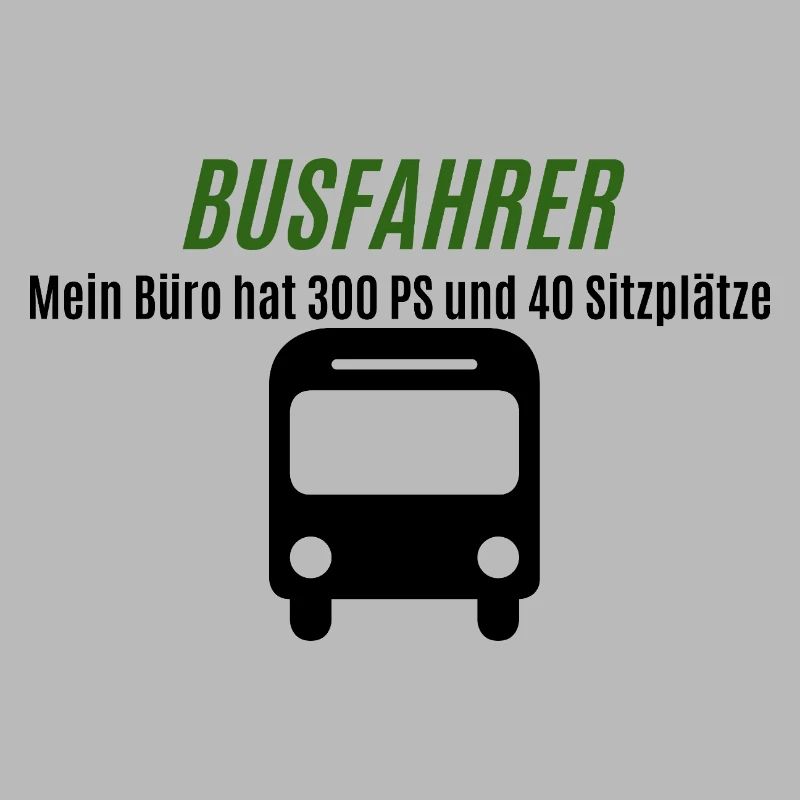 Chemise avec le logo vert du chauffeur de bus