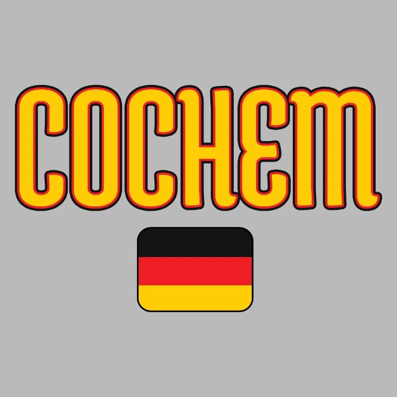 COCHEM Allemagne Conception du drapeau