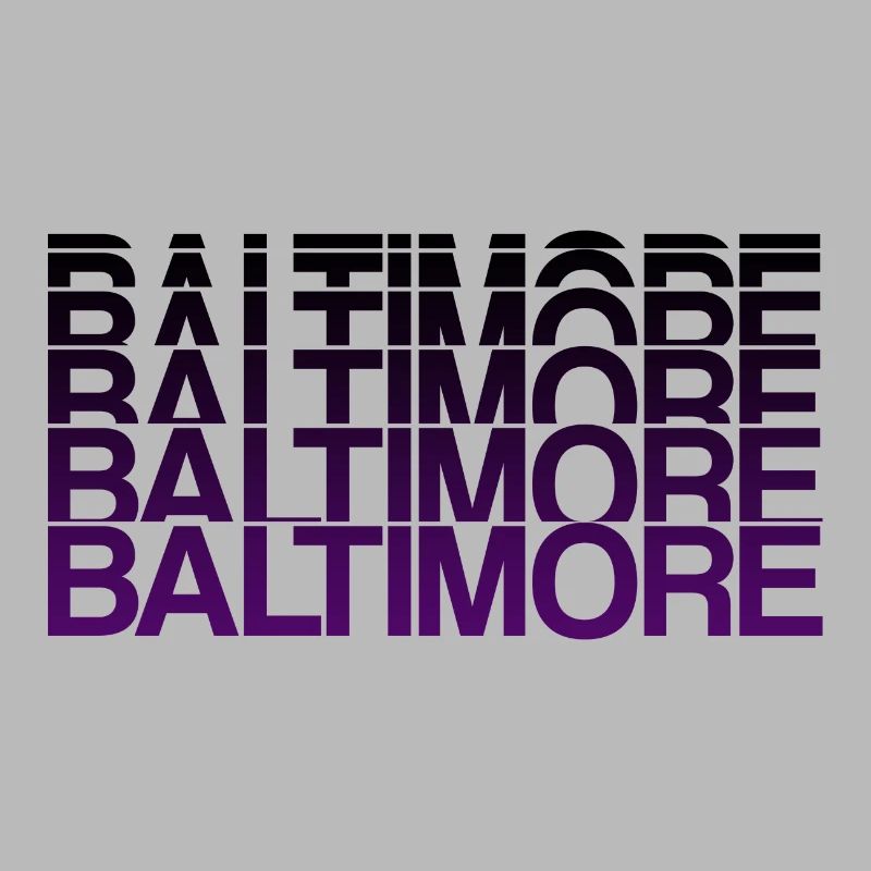 Baltimore Violett Gradient Stil