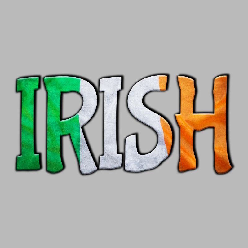 Irish Flag Letters Patchwork