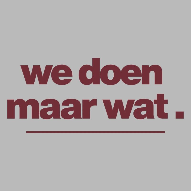 Let's just do some typography