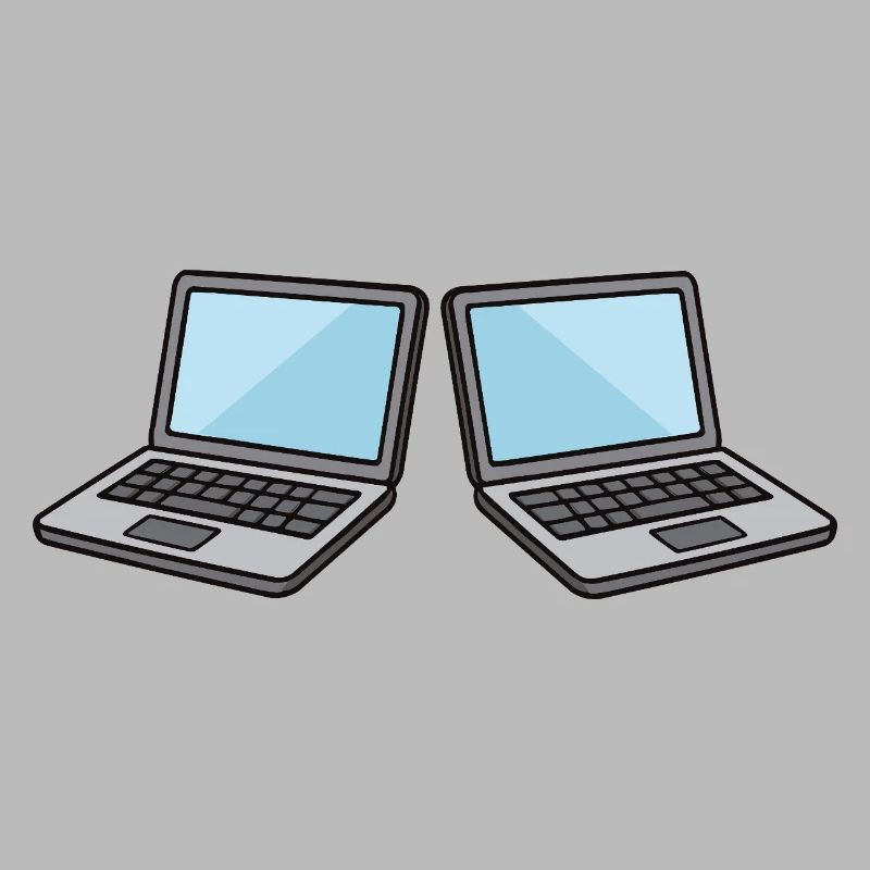 Collaboration avec les ordinateurs portables doubles