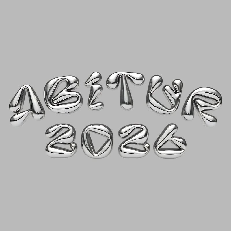 Abitur 2024 Conception de ballon d’argent