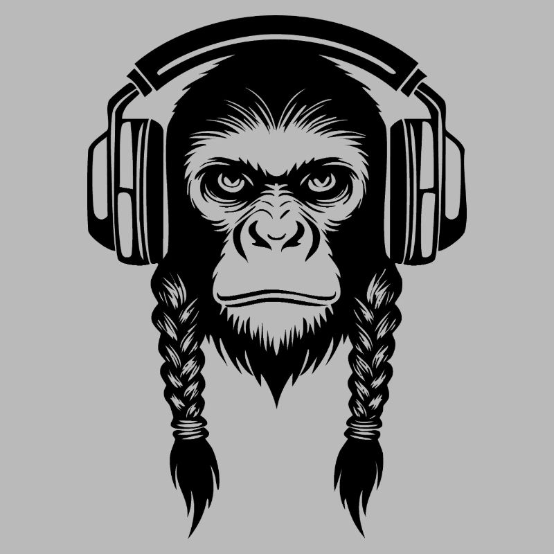 Turntable Monkey Head Vinyl Lover Edition Shirt