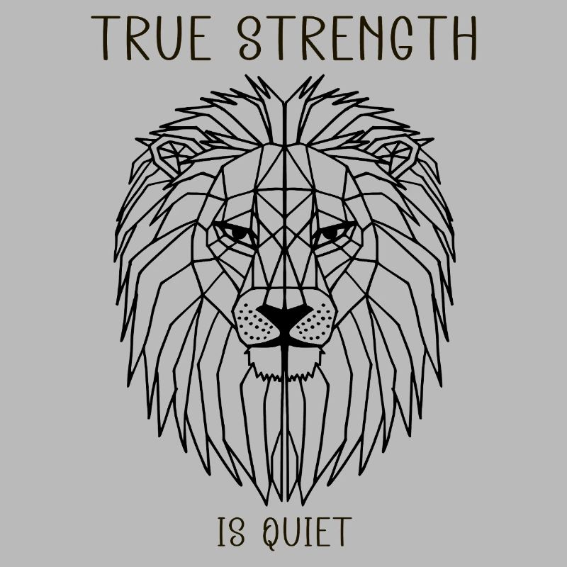 true strength is quiet
