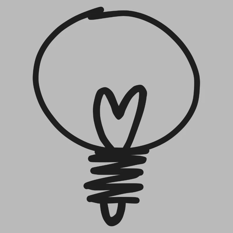 Hand Drawn Light Bulb Sketch