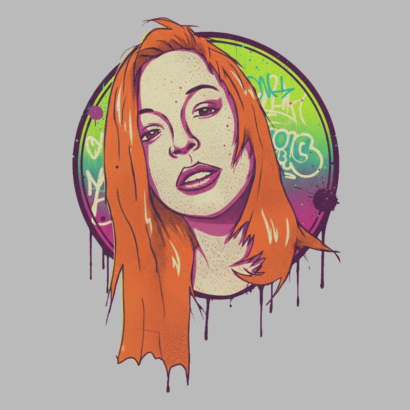 Fille de mon quartier - Portrait Graffiti