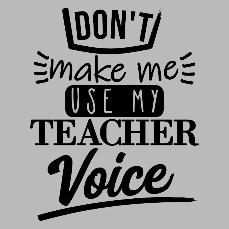 Don't Make Me Use It (black)