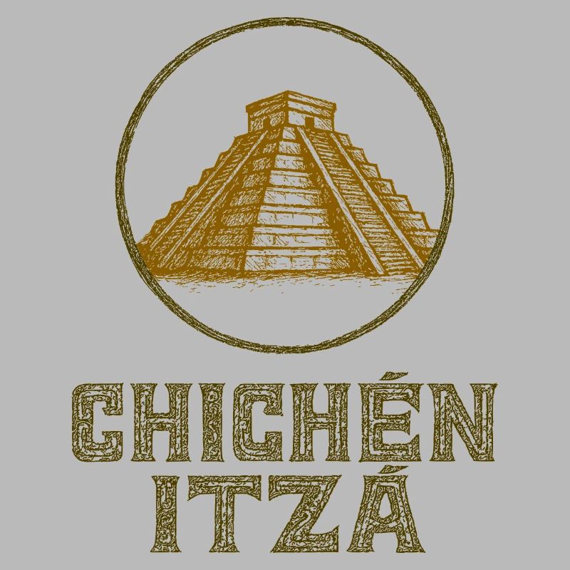 Chichen Itza Temple Vintage