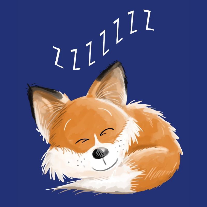 Fox sleeping - dream - dreams - foxes