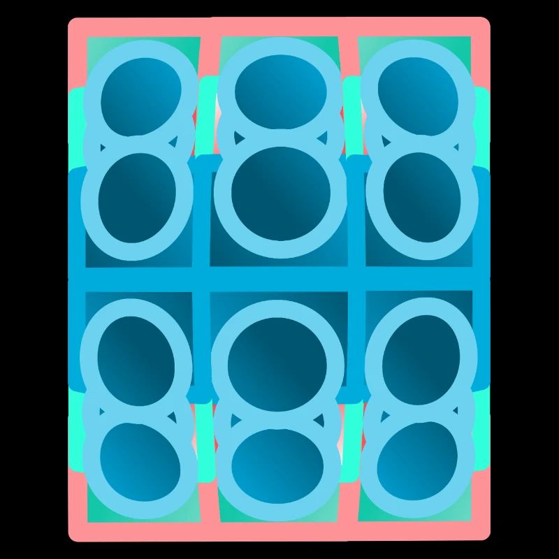 motif bleu, art graphique