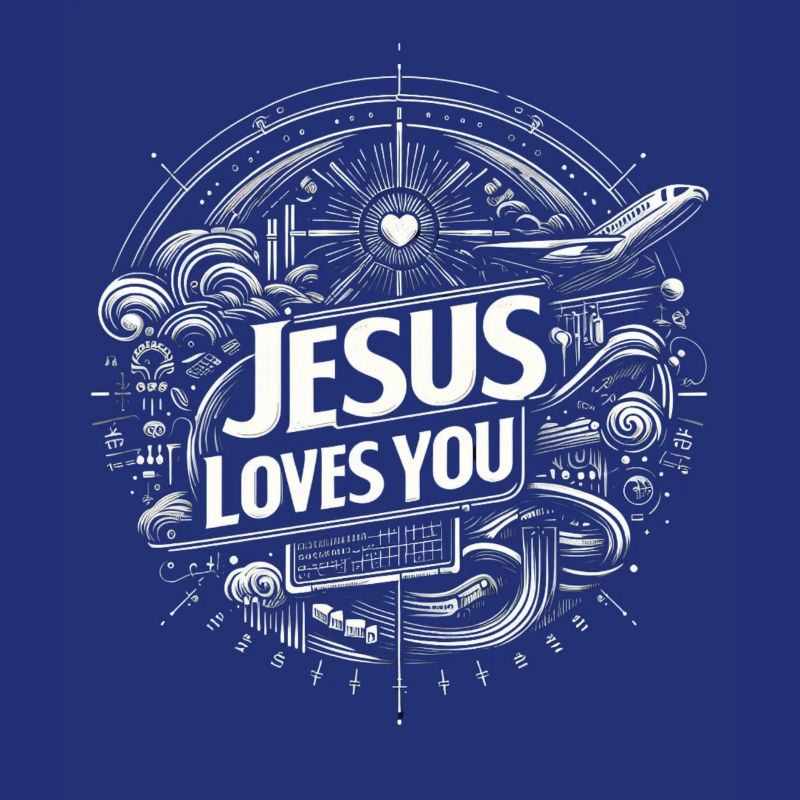 Jésus t’aime – Conception de cercles