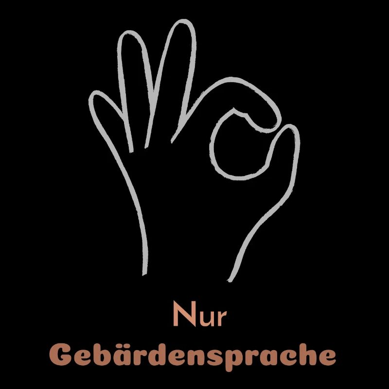 Sign language only