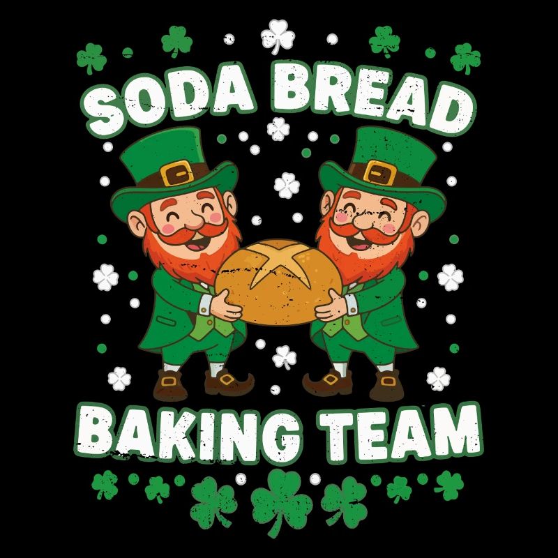 Drôle de pain au soda équipe de cuisson St Patricks