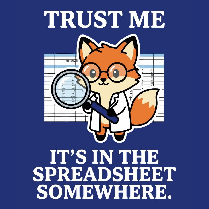 Crois-moi, c’est dans le tableur quelque part, Fox