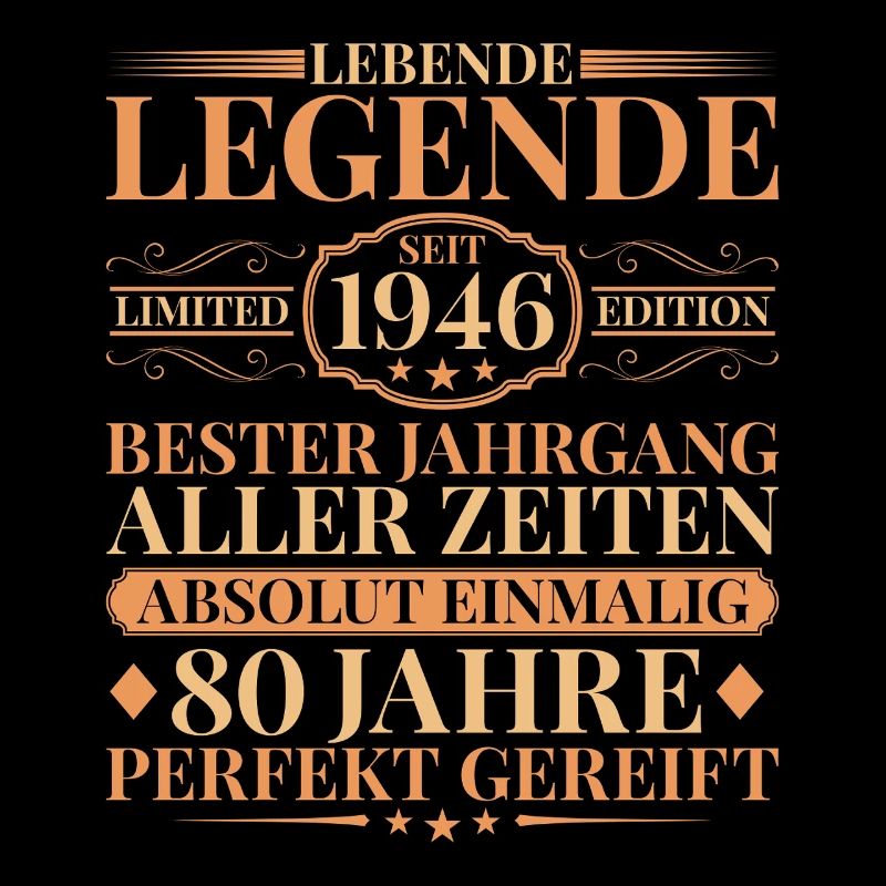 Né en 1946, unique 80e anniversaire