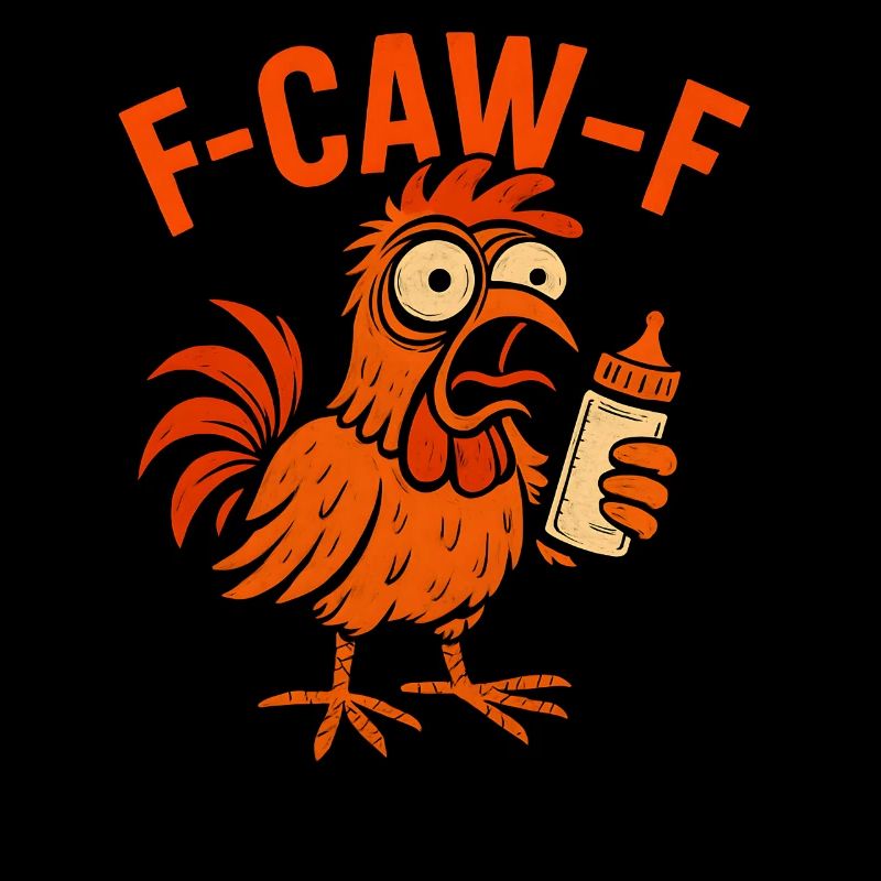 F-CAW-F Eltern Hahn Huhn Humor Geschenkidee
