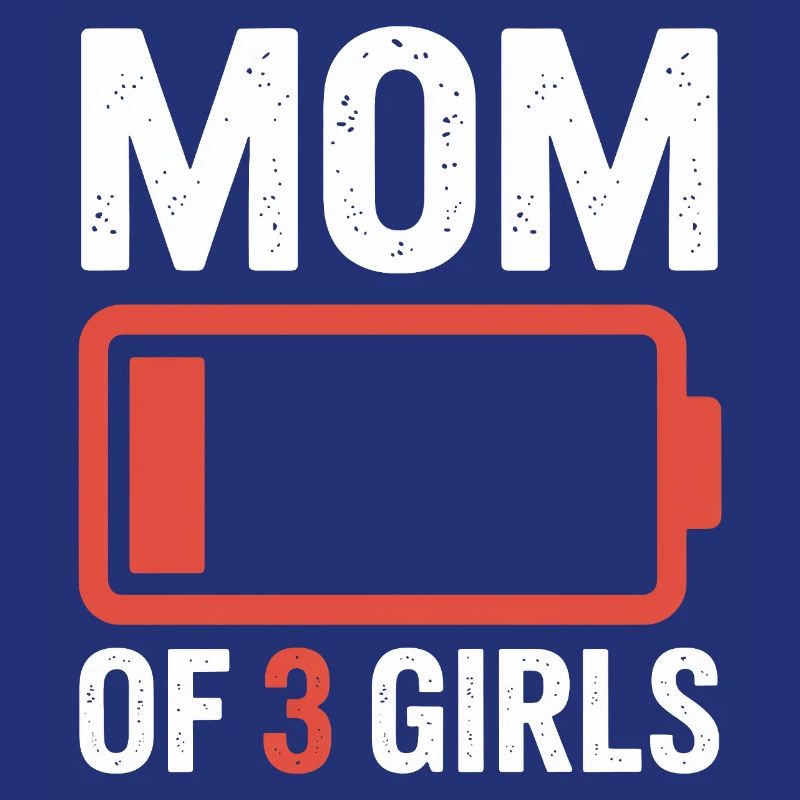 Batterie der Mutter von 3 Mädchen