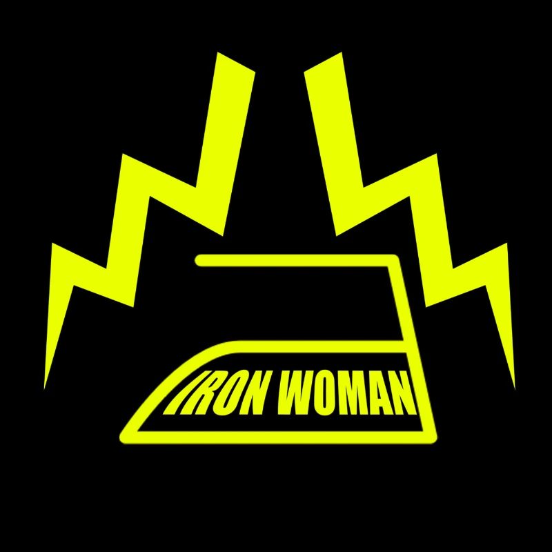 IRON WOMAN Blitz Super Mama Muttertag Geschenk