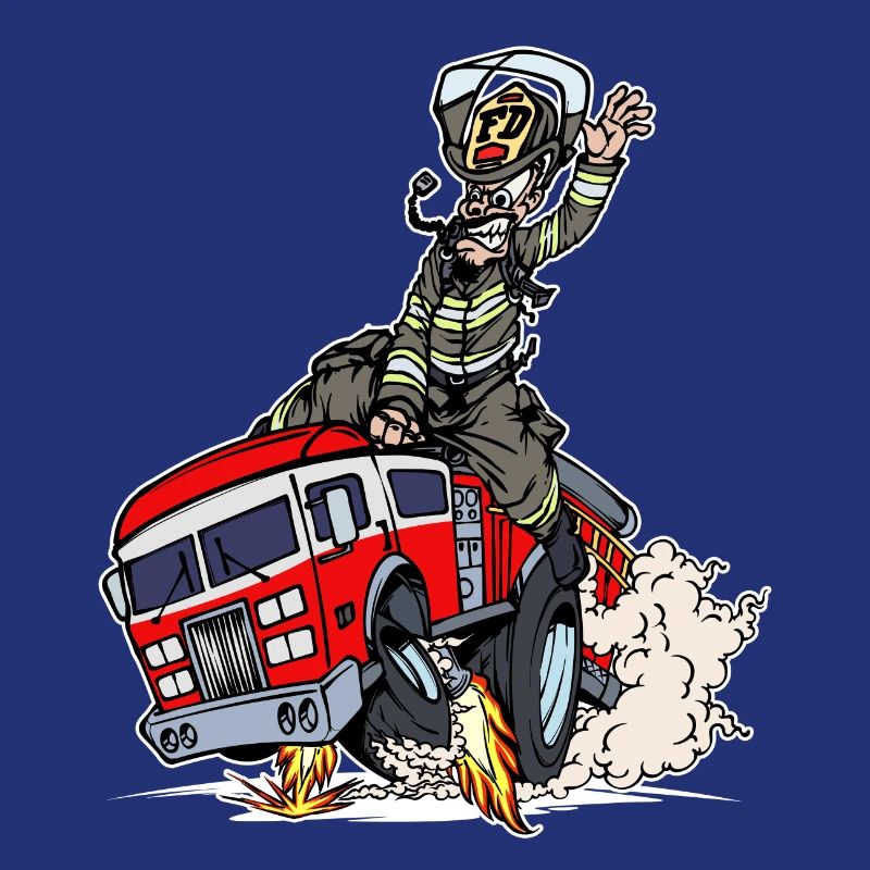 Fire Fire Engine Firefighter Rescuer