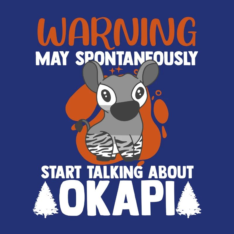 Okapi between forest and wilderness