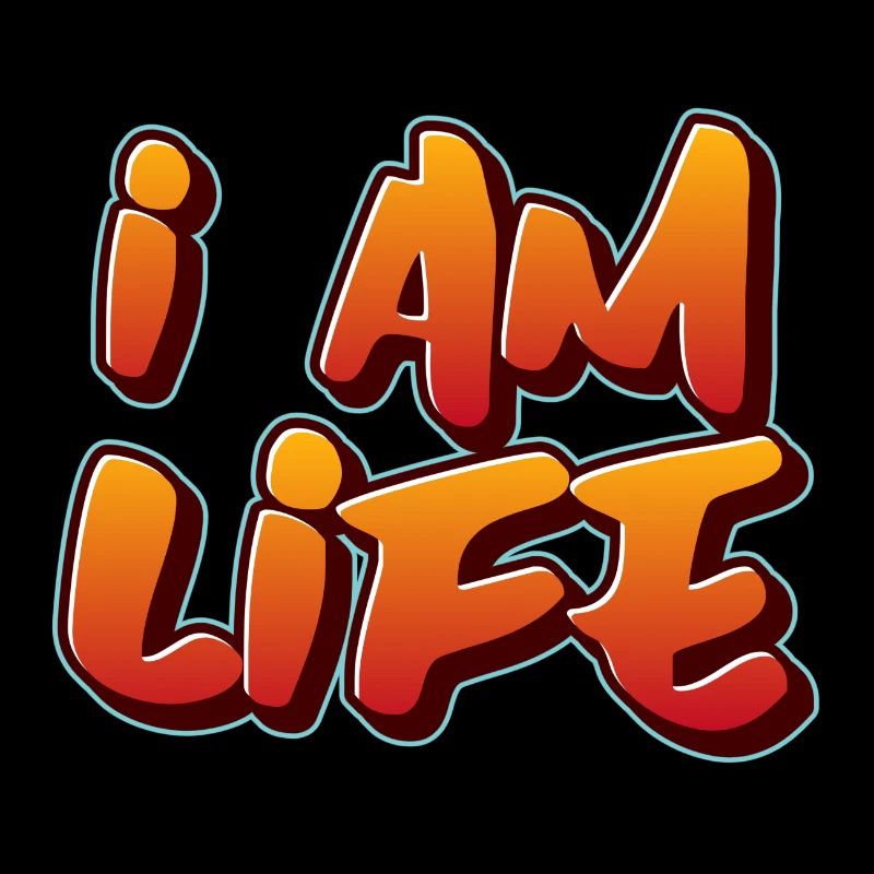 Ich bin das Leben Zen Einstellung