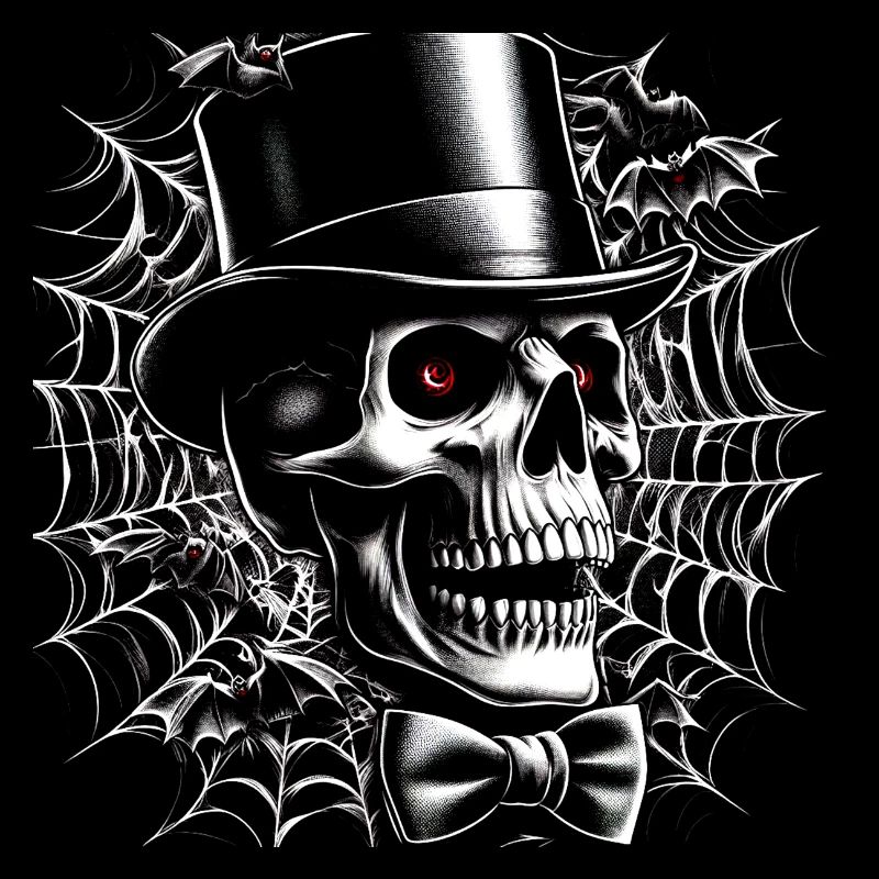 Halloween Elegant Skull