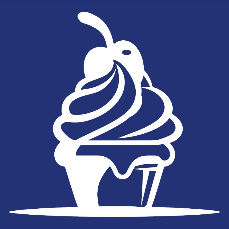 Graphique de crème glacée