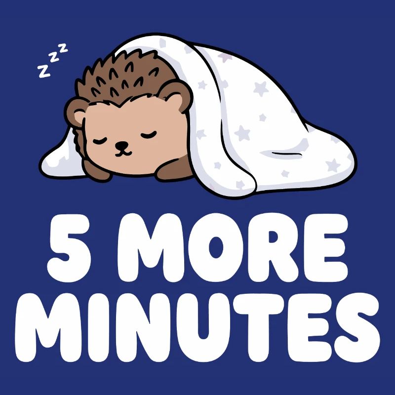 5 minutes de sommeil de plus hérisson
