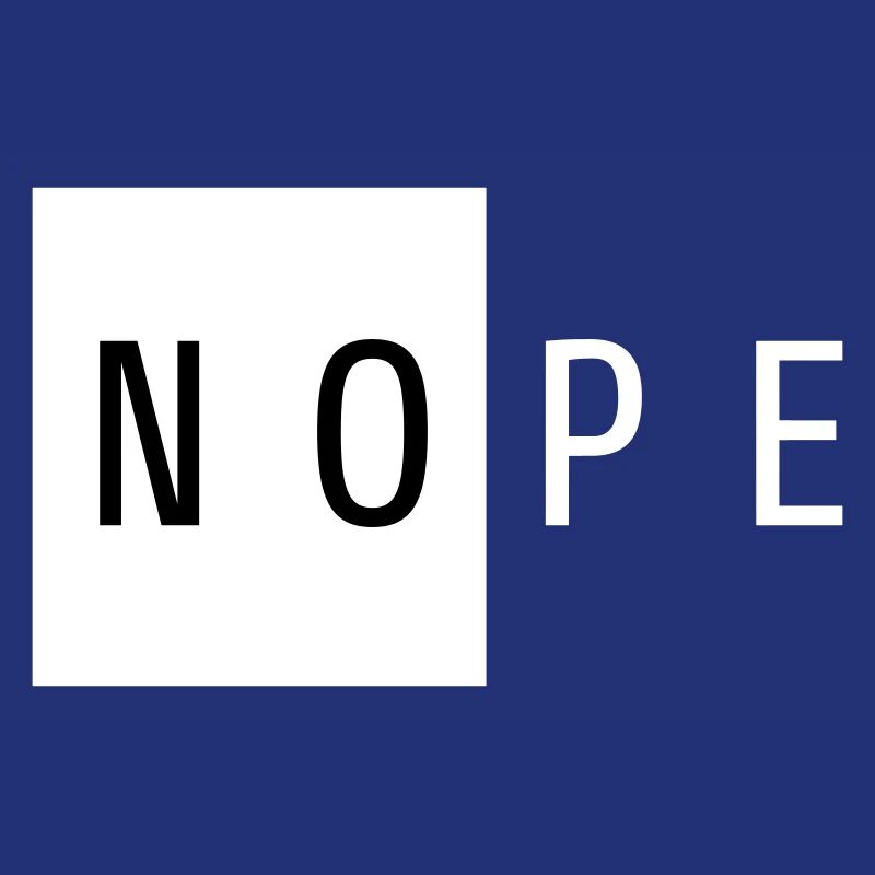 Nope White Geschenk