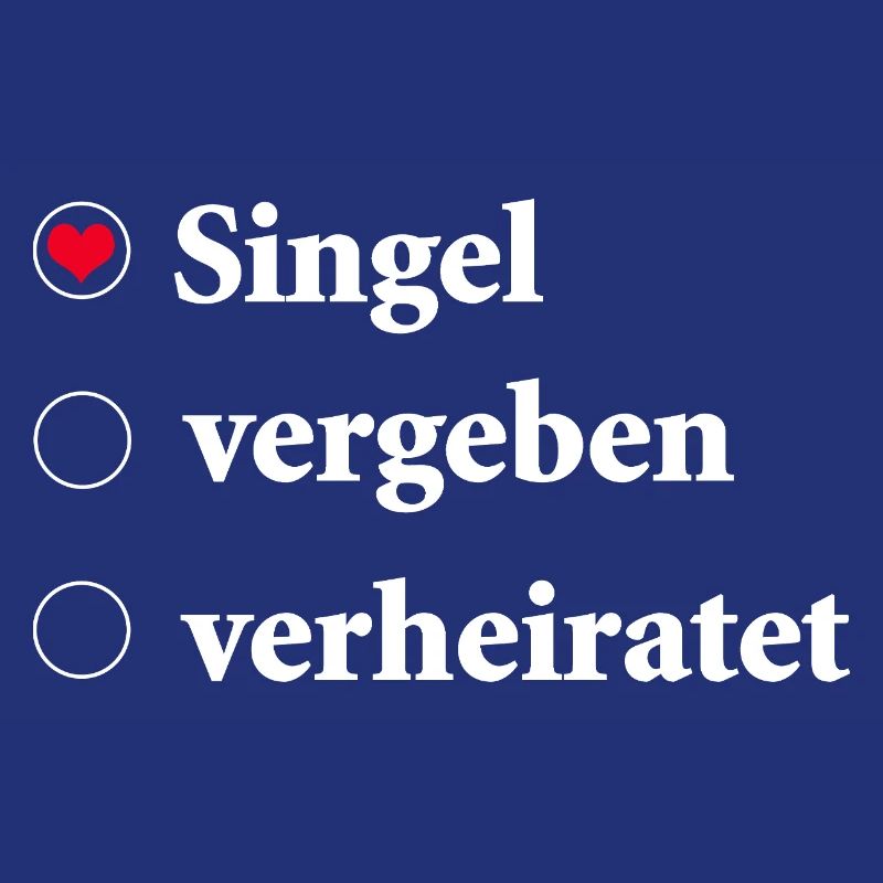 Statut de la relation Sélection Célibataire avec symbole de cœur