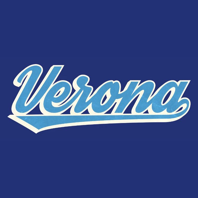 Logo Vérone Blue Script