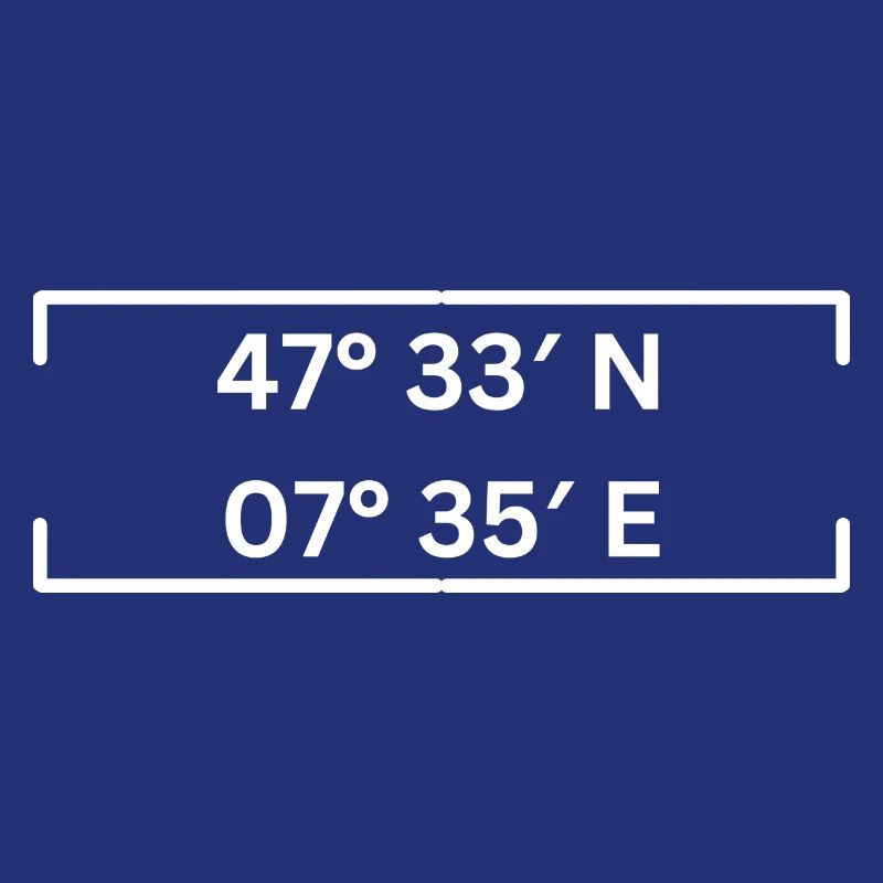 coordinates Basel Minimalist