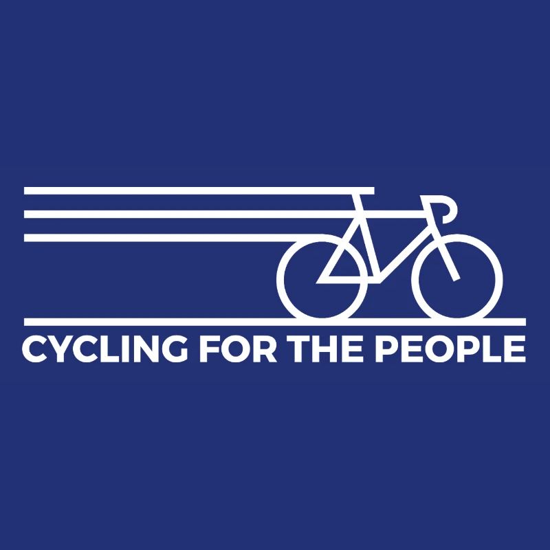 Dynamic Bicycle Line Art Design
