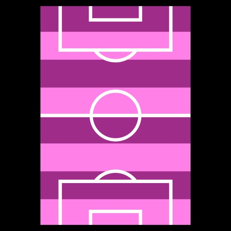 Soccer field pink