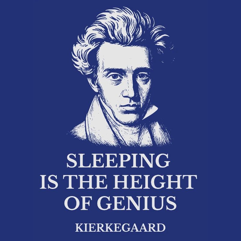 Kierkegaard Sleep Genius Tee