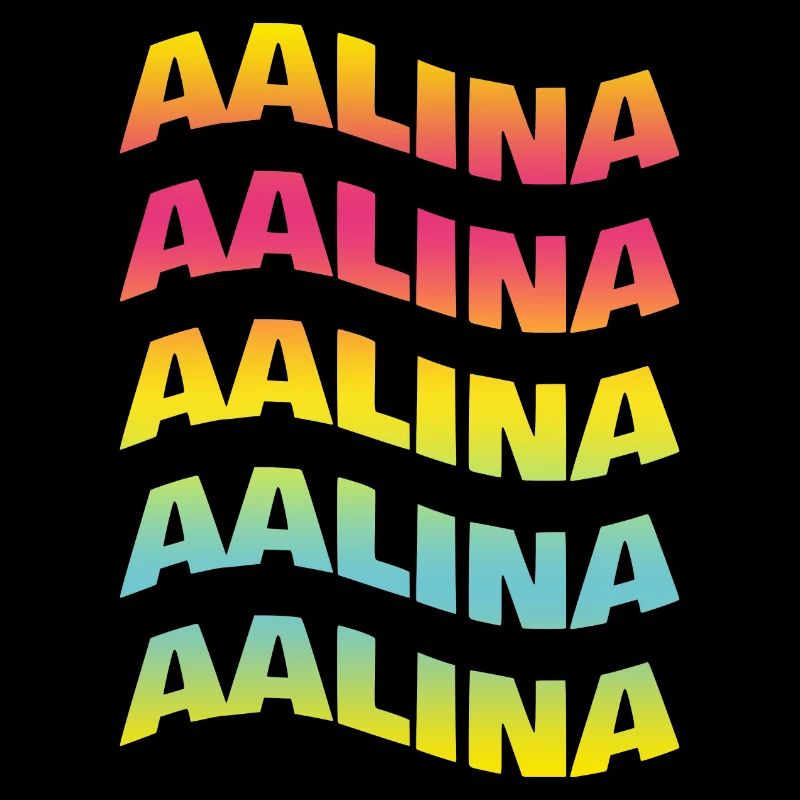 Aalina t-shirt wave effect t-shirt gift idea